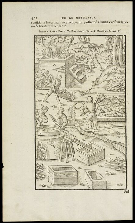Georg Agricola, ‘Page 460’, 1556