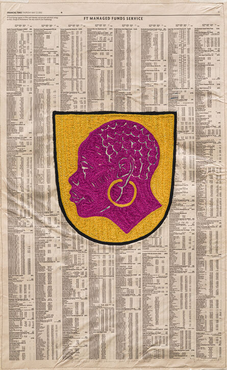 Godfried Donkor, ‘Financial Times dreams coat of arms XXVIII’, 2015