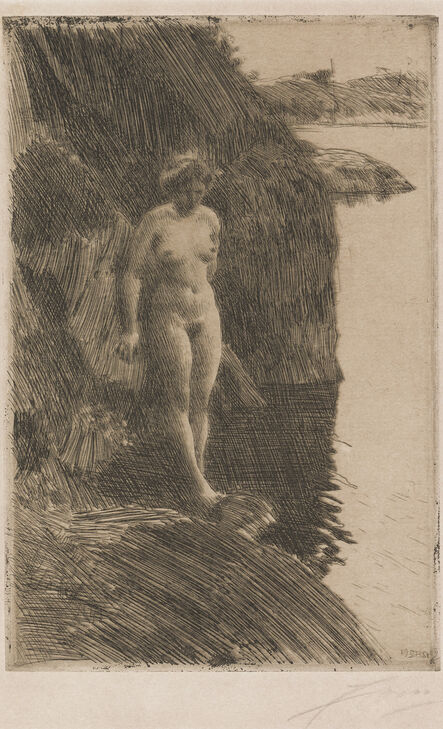Anders Leonard Zorn, ‘Precipice’, 1909