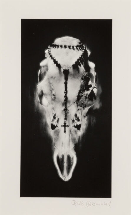 Ruth Bernhard, ‘Skull and Rosary’, 1945-printed later