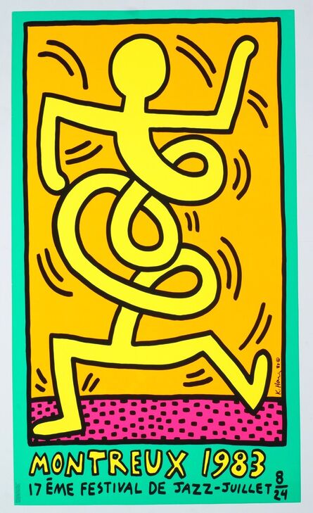 Keith Haring, ‘Montreux Festival de Jazz Poster’, 1983