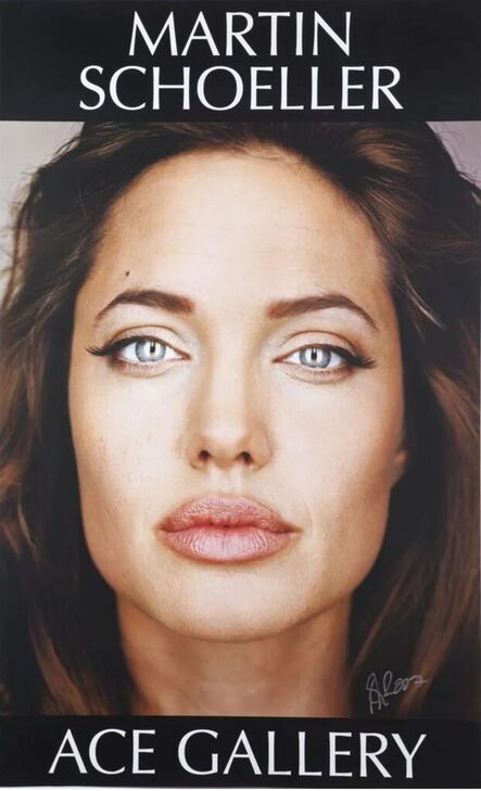 Martin Schoeller, ‘Martin Schoeller - Angelina - Offset Lithograph Poster; Signed, FREE DOMESTIC SHIPPING’, 2007