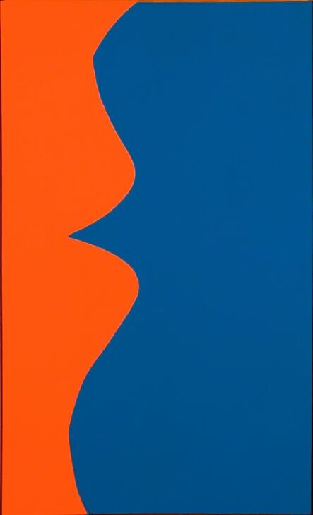 Leon Polk Smith, ‘Correspondence Red Blue’, 1964
