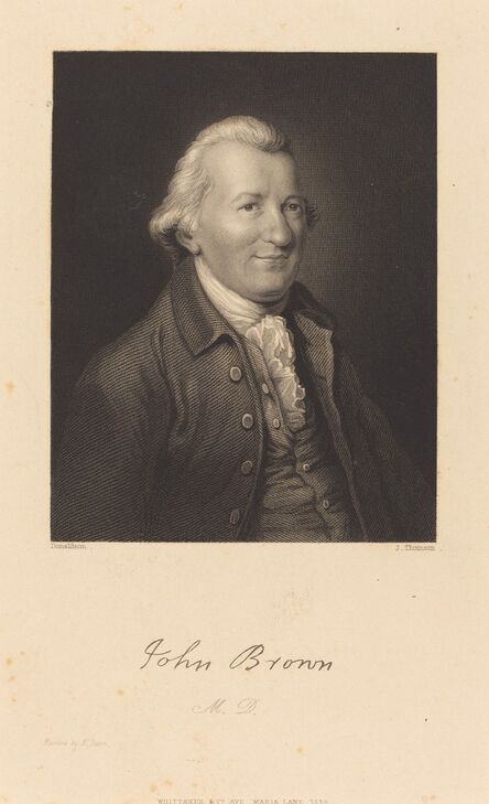 James Thomson after John Donaldson, ‘John Brown, M.D.’, published 1839