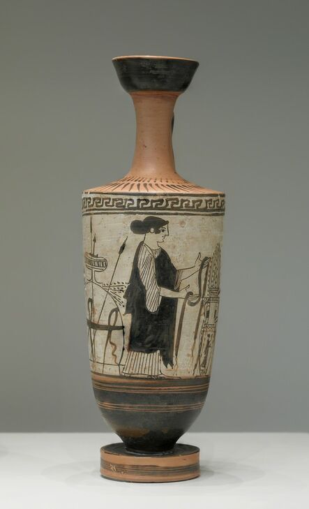 ‘Attic White-Ground Lekythos’, ca. 460 BCE