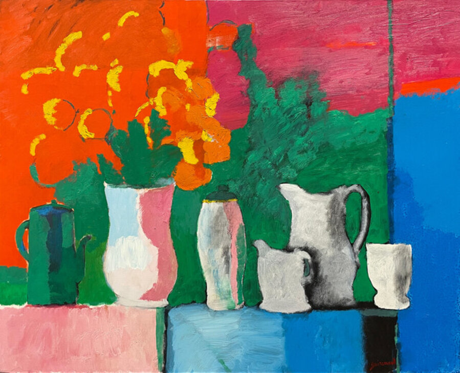 Nature Morte Avec Vases