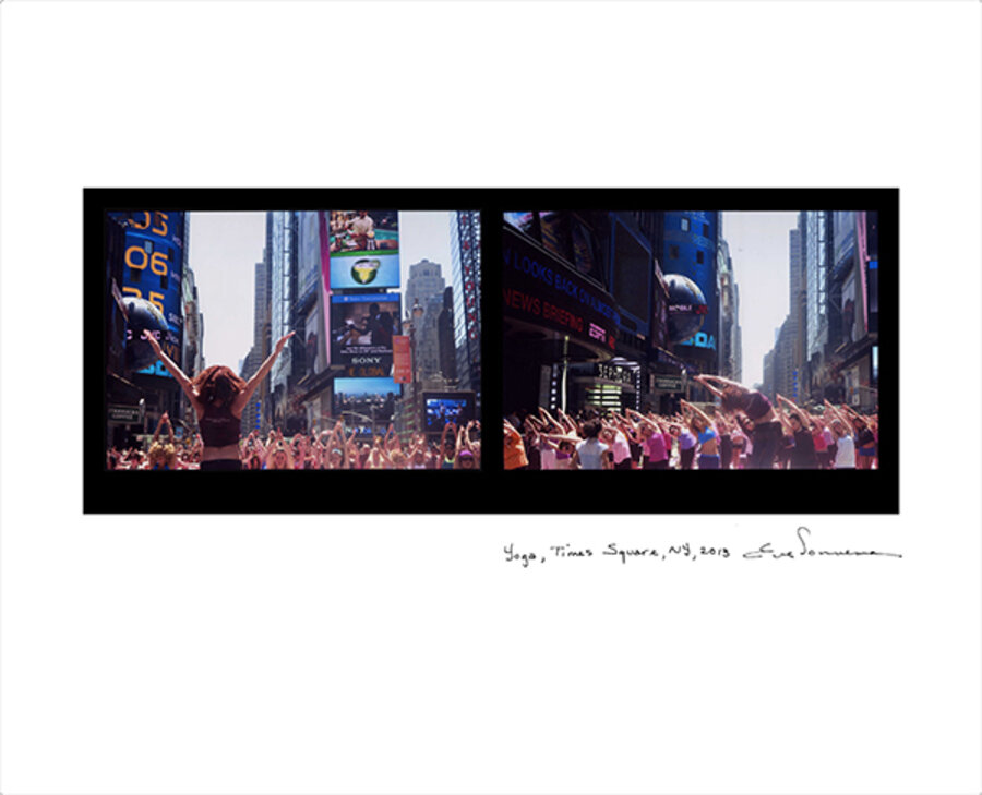 Yoga, Times Square, New York