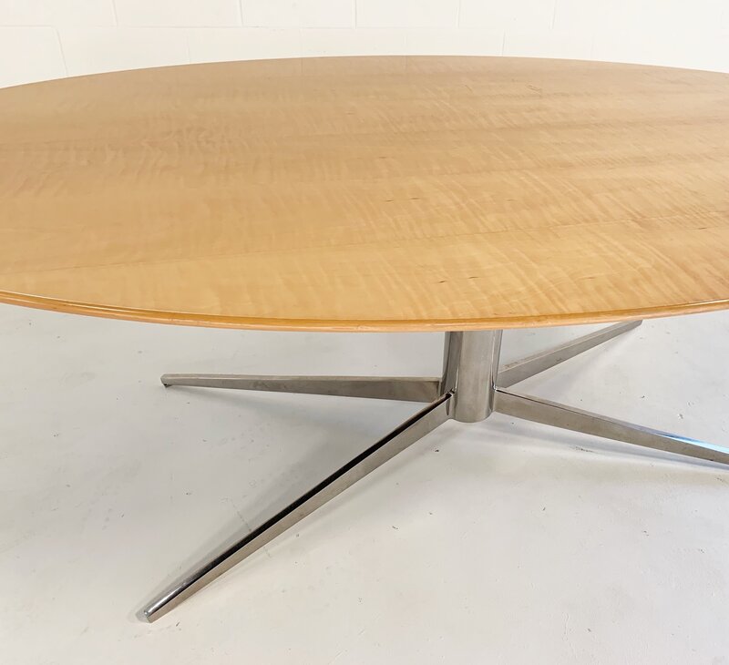Florence Knoll, ‘Table Desk’, mid 20th century, Design/Decorative Art, Chrome, Oak, Forsyth