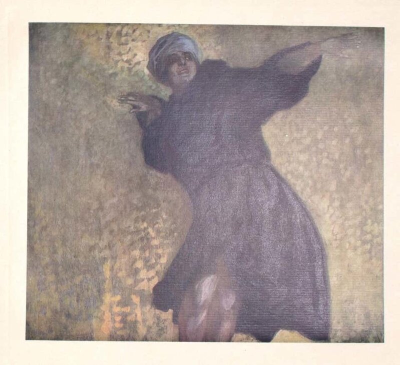 Franz von Bayros, ‘Die Tanzerin Gertrud Bodenwieser’, Early 20th Century, Print, Héliogravure on cream-colored cardboard, Wallector