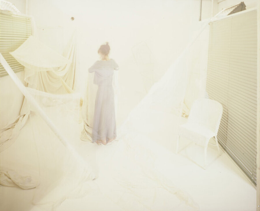 The White Room and Grey Dress