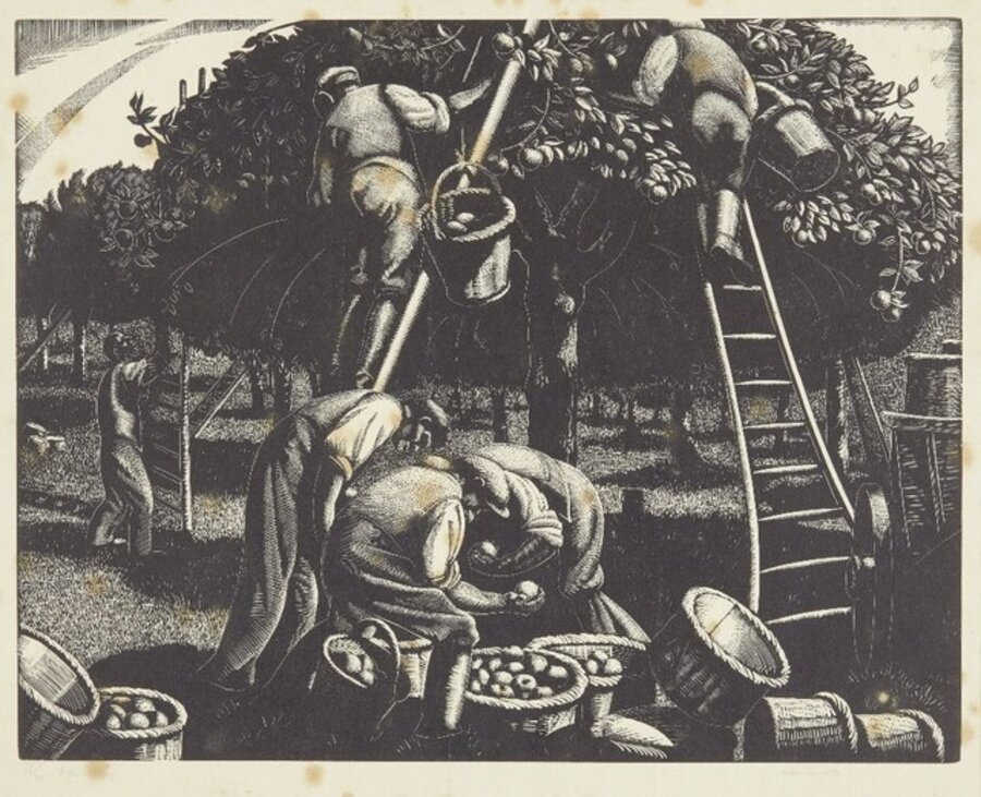 September: Apple-Picking, from The Farmer’s Year