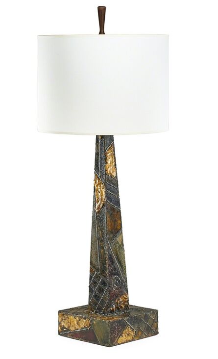 Phil Powell, ‘Rare tall table lamp with finial by Phil Powell’, 1969