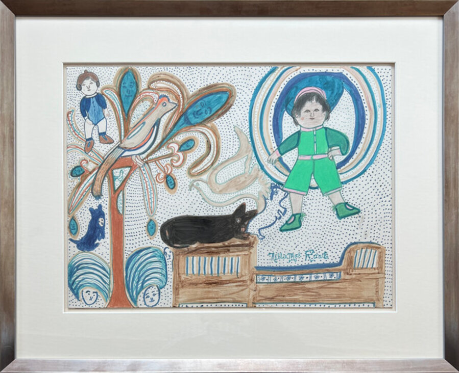 Untitled (Girl In Bedroom with Dog)