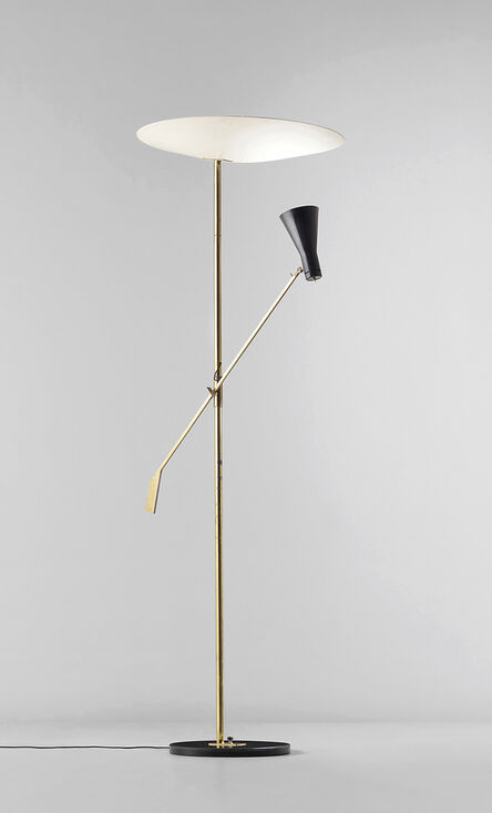 Gino Sarfatti, ‘Rare adjustable standard lamp, variant of model no. 1050/1’, circa 1955