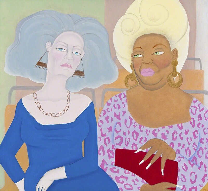 Elizabeth Fox, ‘Bus Ride with Latrice’, Painting, Oil on panel, Dowling Walsh