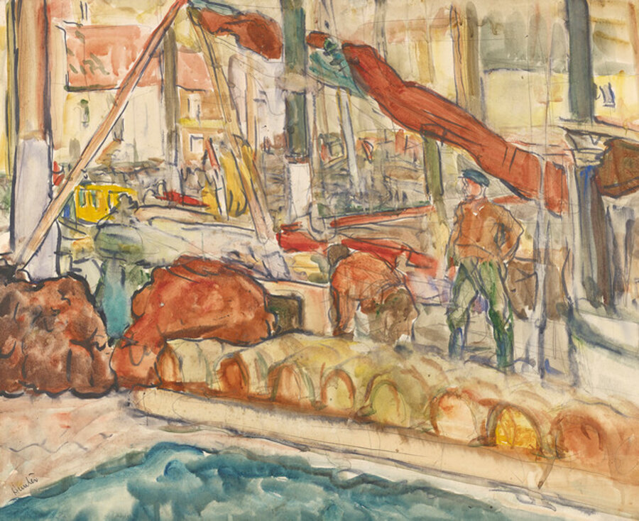 Harbour Scene, Largo