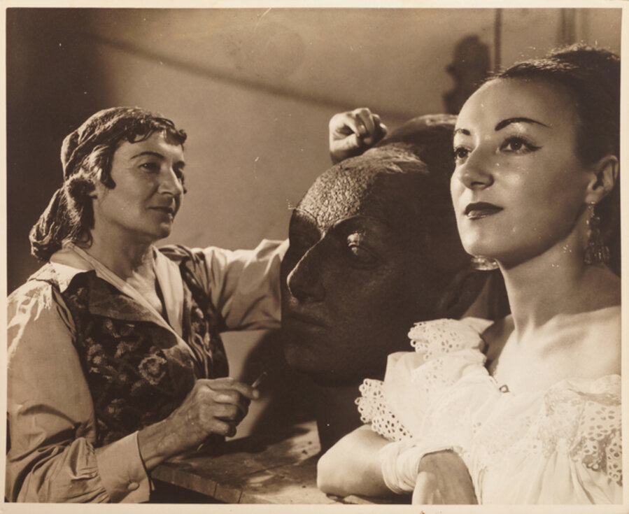 Marevna and her daughter Marika Rivera, Athelhampton House, Dorset