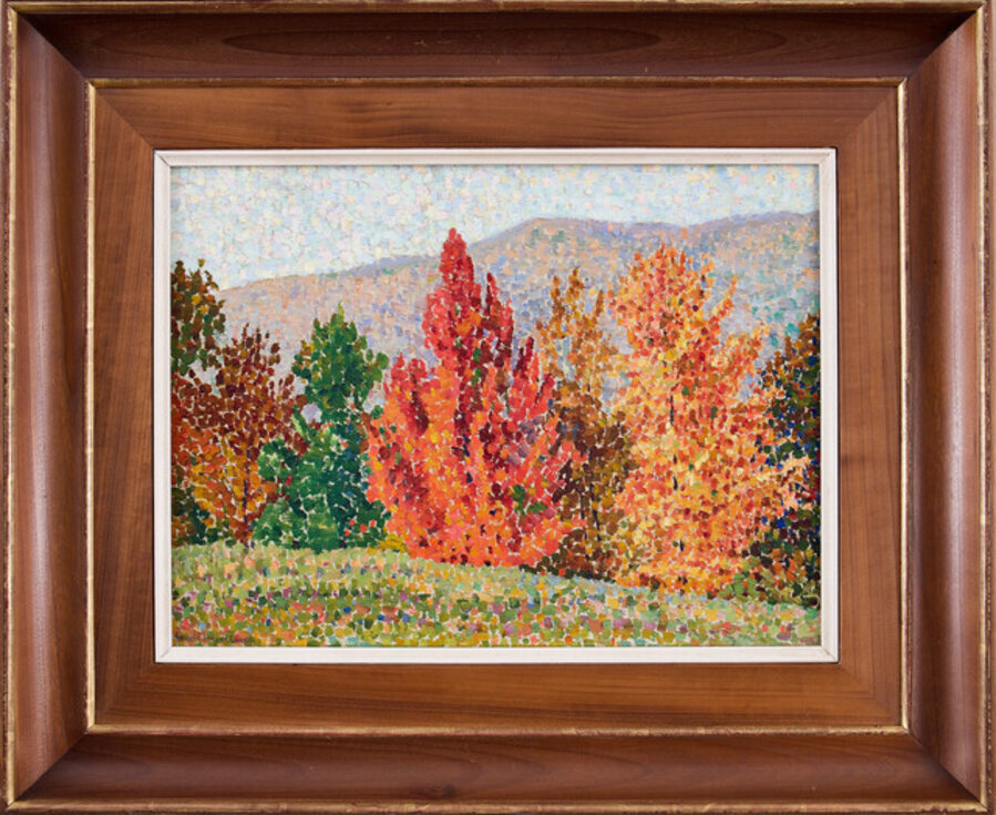 L’Été indien devant le paysage des Maures (Indian summer in front of the Maures landscape)