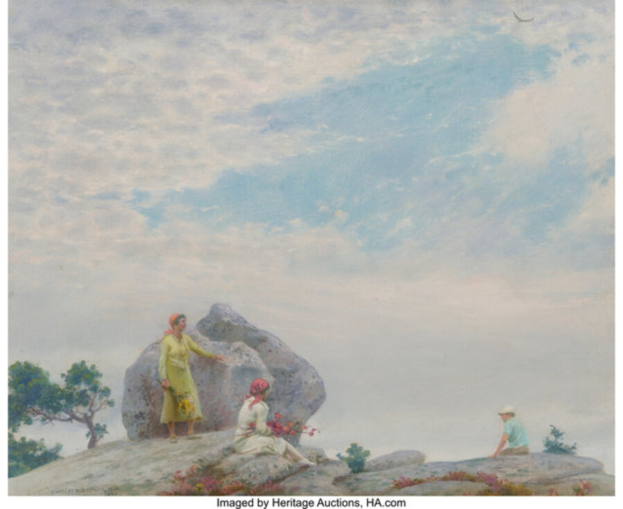 Gray Day on the Cliff