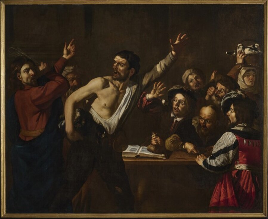 Christ Driving the Money Lenders from the Temple