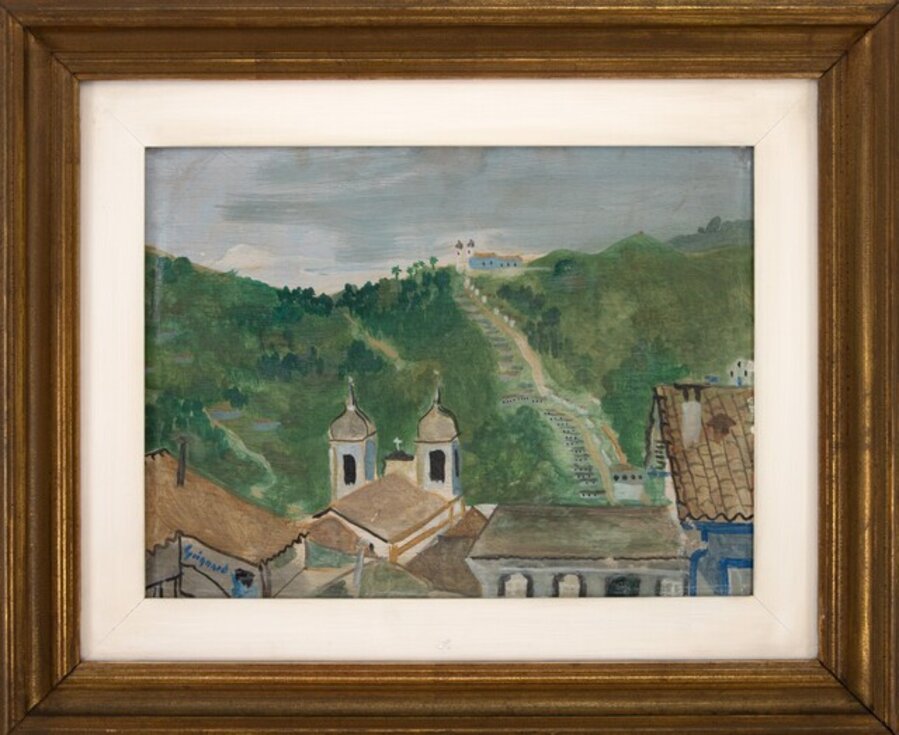 Paisagem com Casario e Igreja