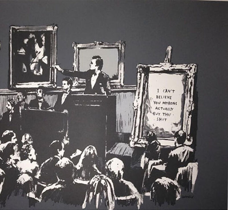 Banksy, ‘Morons’, 2006, Print, Gallery 211