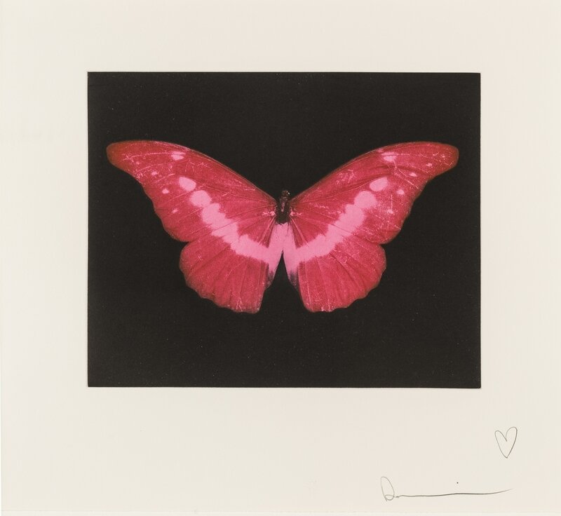 Damien Hirst, ‘To Lose (Red Butterfly)’, 2008, Print, Photogravure and aquatint printed in colours, Forum Auctions