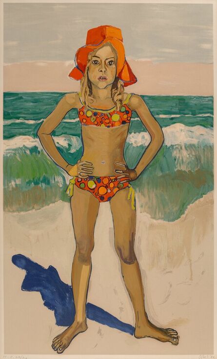 Alice Neel, ‘Bather (Olivia with Red Hat)’, 1982