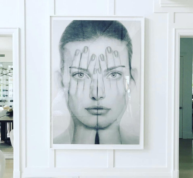 TIGRAN TSITOGHDZYAN, ‘DS Mirror Reimagined’, 2019, Drawing, Collage or other Work on Paper, Drawing on print of original painting, FREMIN GALLERY