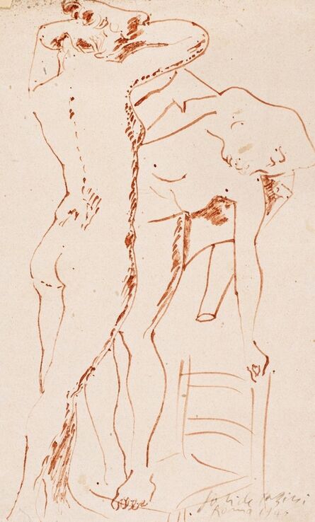 Pericle Fazzini, ‘Figure’, 1946