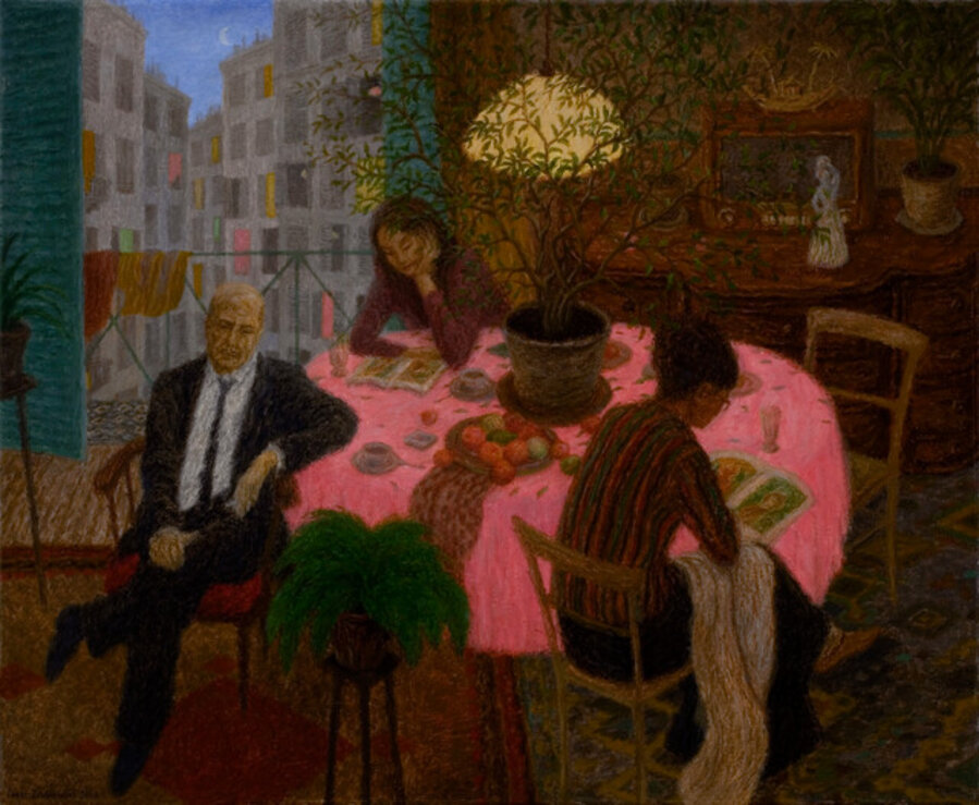 Pink Tablecloth