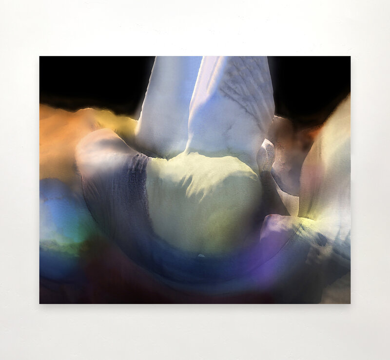 Sara Ludy, ‘Untitled 1’, 2019-2020, Painting, Ink on Belgian linen, and NFT .png file, bitforms gallery