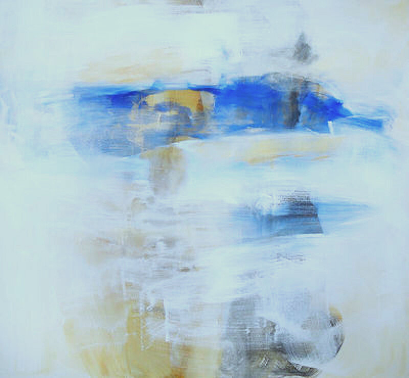 Jennifer Jean Okumura, ‘Yellow+Blue United’, 2018, Painting, Oil on Canvas, Saphira & Ventura Gallery