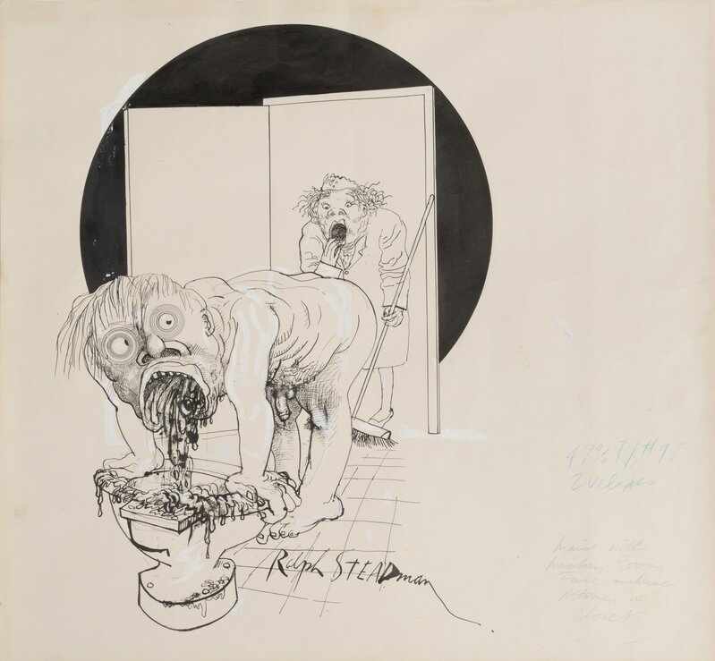 Ralph Steadman, ‘Housekeeping’, 1971, Drawing, Collage or other Work on Paper, Ink, mixed media on paper, The Chambers Project