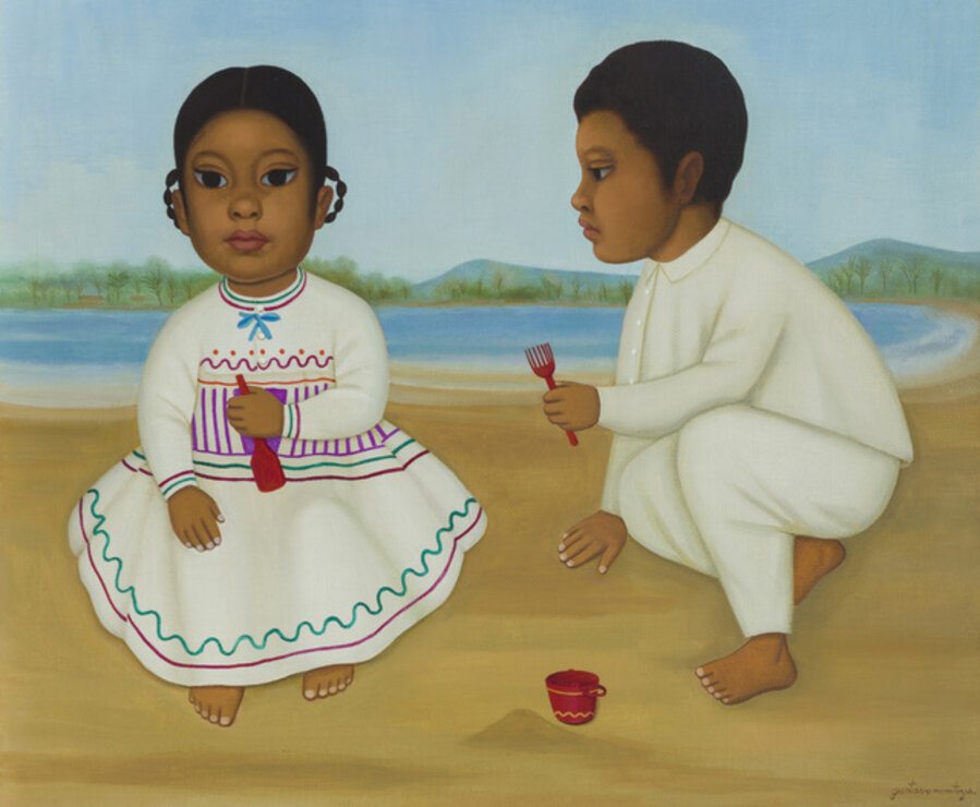 Ninos en la Playa