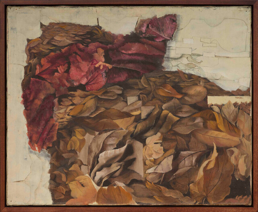 Fallen leaves composition