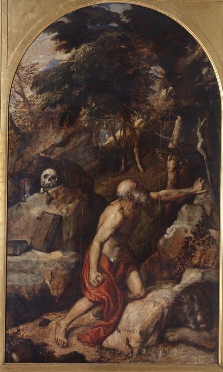 Titian, ‘St. Jerome in Penitence’, ca. 1555