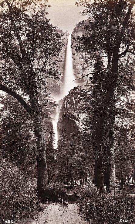 George Fiske, ‘Yosemite Falls from the Road’, c. 1880