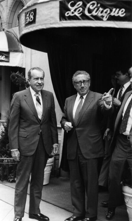 Bill Cunningham, ‘Richard Nixon and Henry Kissinger’, ca. 1970s