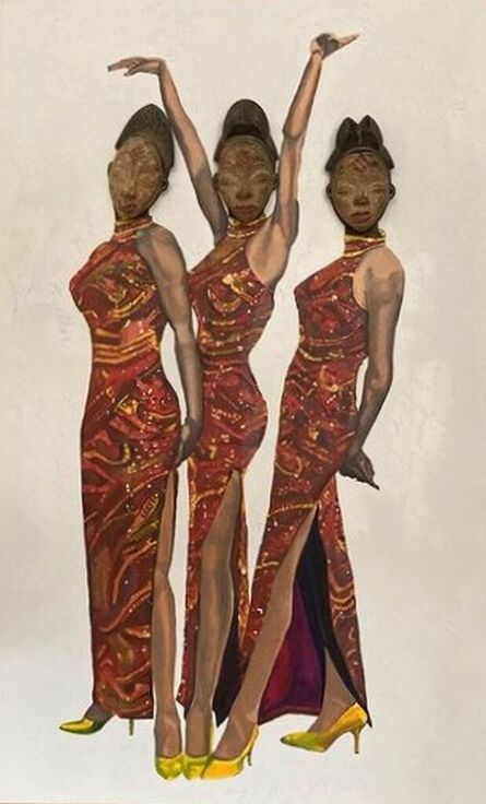 Margaret Rose Vendryes, ‘Punu Supremes, African Divas’, 2022
