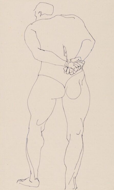 Henri Gaudier-Brzeska, ‘Standing Male Nude’, ca. 1913