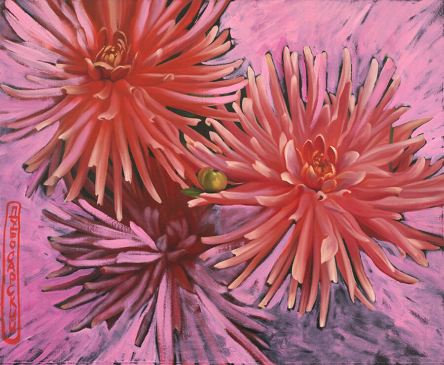 From the series "The butterflies and flowers"