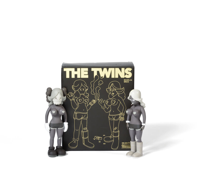 KAWS, ‘THE TWINS (Brown)’, 2006, Sculpture, Painted cast vinyl, DIGARD AUCTION