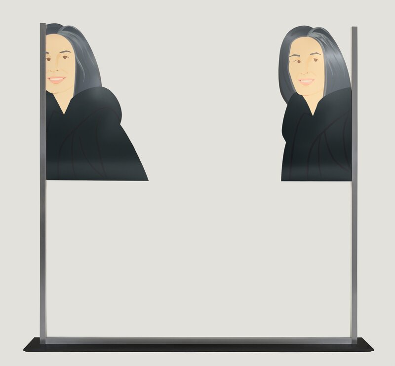 Alex Katz, ‘Double Ada’, 2015, Print, Two double sided, silkscreen cutouts on steel, Carolina Nitsch Contemporary Art