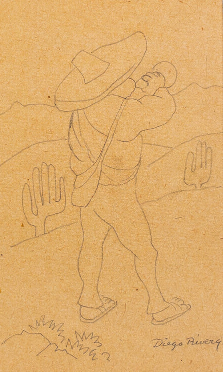 Diego Rivera, ‘Jeune paysan à la trompette (Campesino con trompeta)’