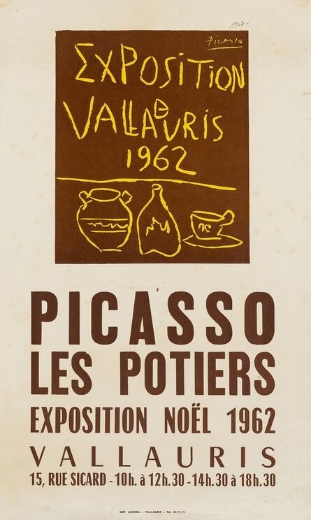 Pablo Picasso, ‘A poster for Exposition Vallauris (CZW 220)’, 1962