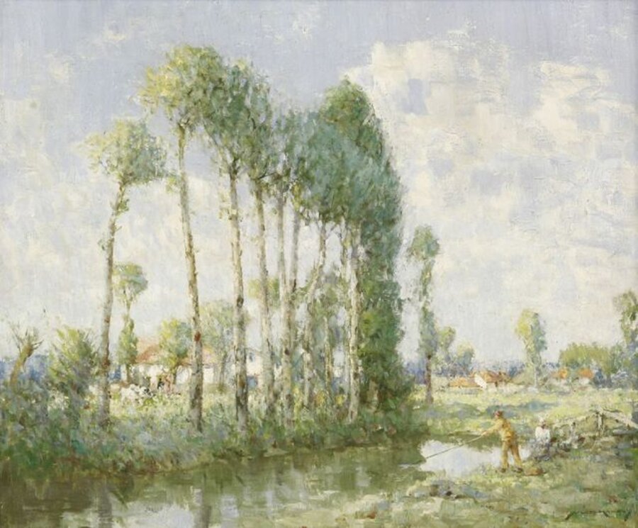 'THE RIVER DURDANT, NORMANDY'