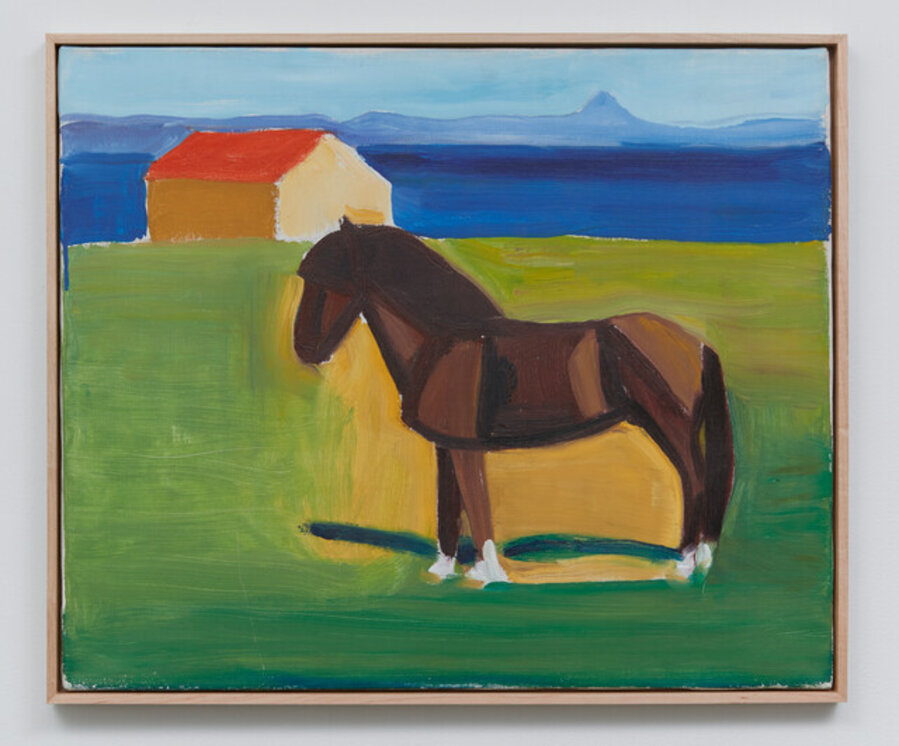 Brown Horse Yellow House, Red Roof II