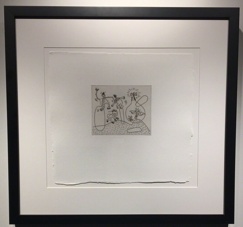 Keith Haring, ‘Untitled #11 (with Sean Kalish) ’, 1989, Print, Etching, Soho Contemporary Art