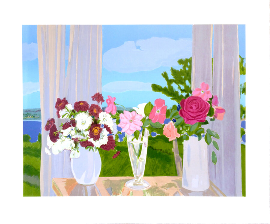 Roses and Chrysanthemums